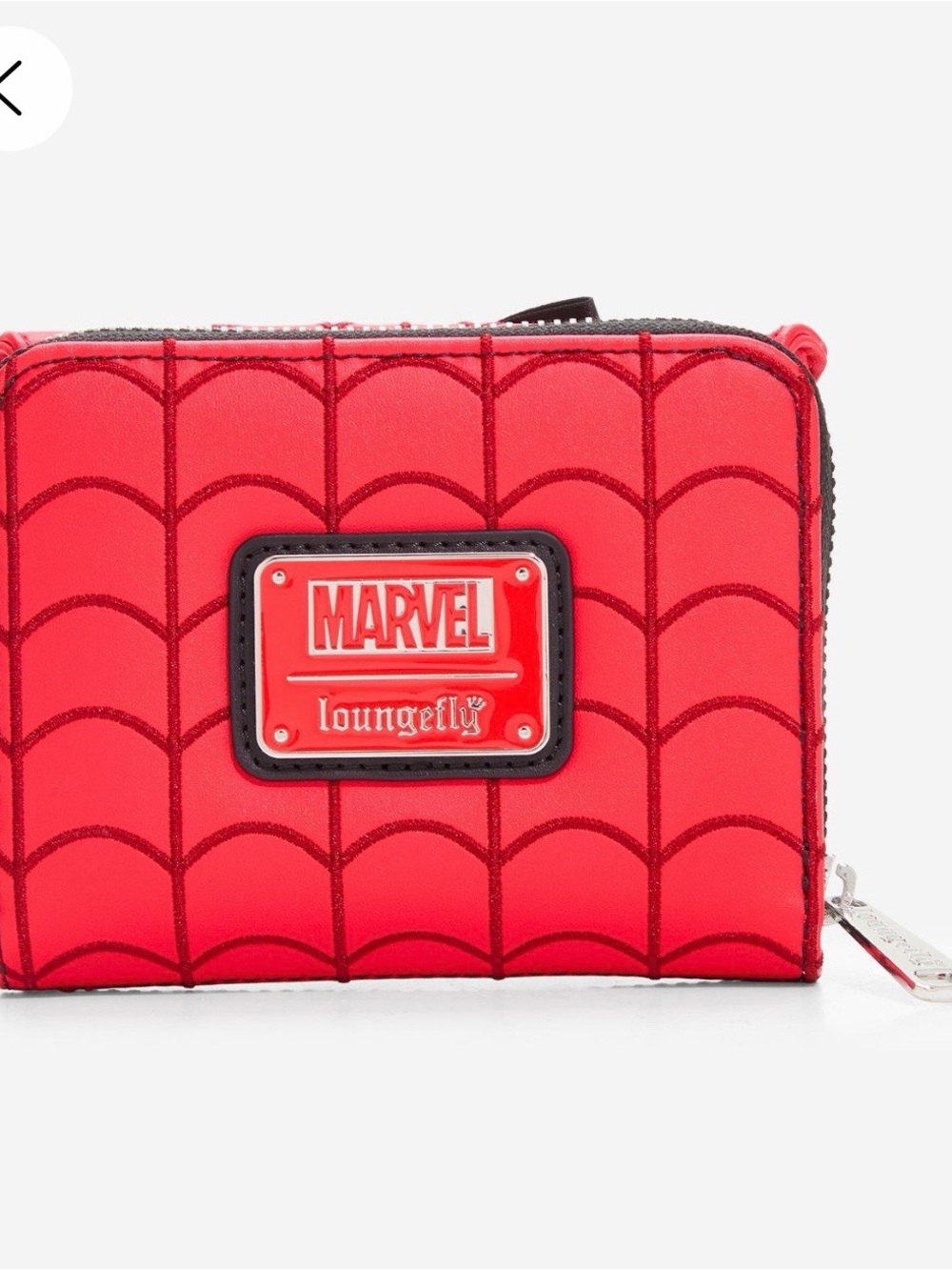 Loungefly Marvel Spider-Man Web Heart Mini Backpack & Wallet - Picture 5 of 7